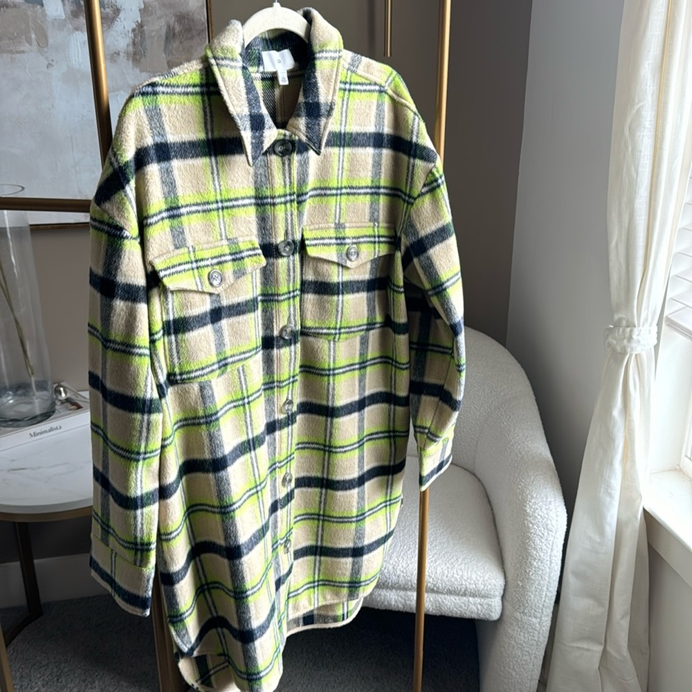 Plaid Shacket Jacket/Coat